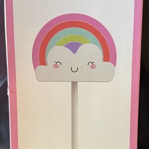 Cute Rainbow Cloud Headphones Holder Rack